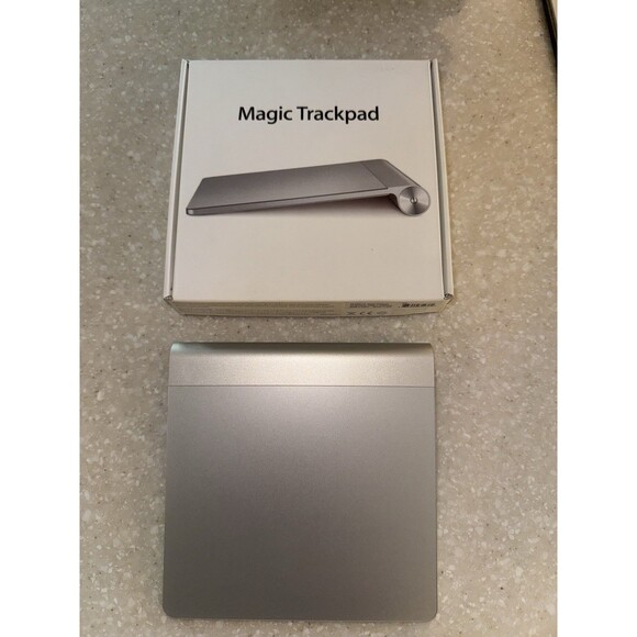 Genuine Apple Wireless Magic Trackpad 1 Bluetooth - A1339 Silver - Tested MINT - Picture 1 of 10